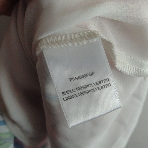 Parker NY Tropical Print Ruffle Slip Dress XS Bright Floral Sundress - Picture 8 of 9